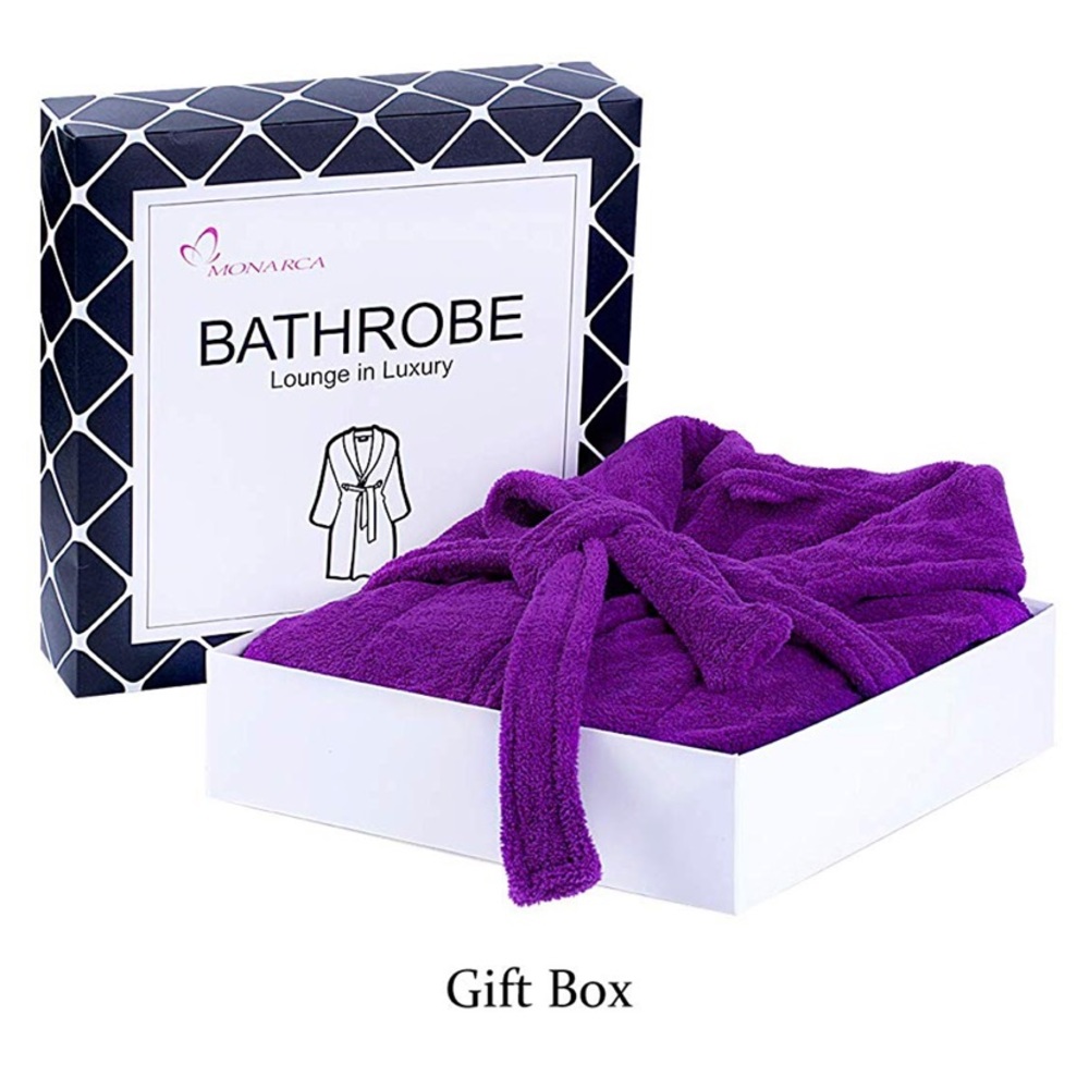 PLUSH CLOTH BATHROBE HOTEL SPA ROBE